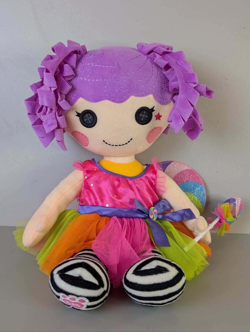 Build-A-Bear Lalaloopsy Peanut Big Top Plush Doll, B.A.B Candy Fairy Costume